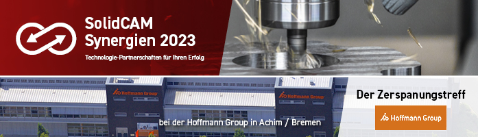 Zerspanungstreff mit SolidCAM bei der Hoffmann Group in Achim/Bremen Logo