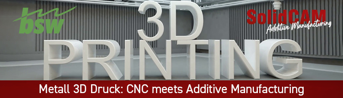 Metall 3D Druck: CNC meets Additive Manufacturing Logo