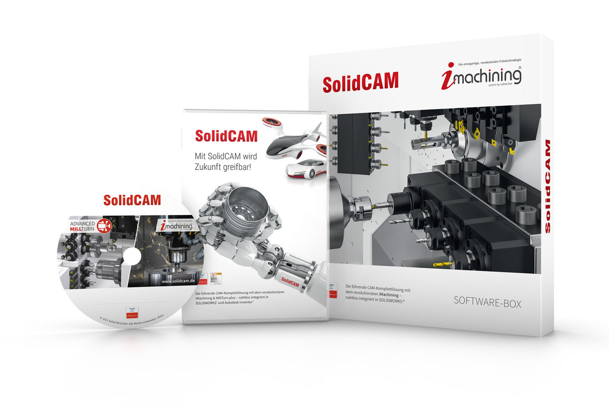 Image of SolidCAM software packaging