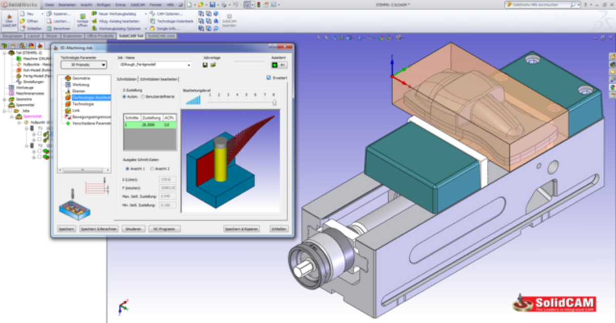 SolidCAM CAM software 3D iMachining