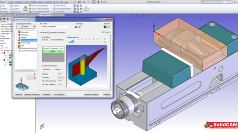 Software CAM SolidCAM 3D iMachining