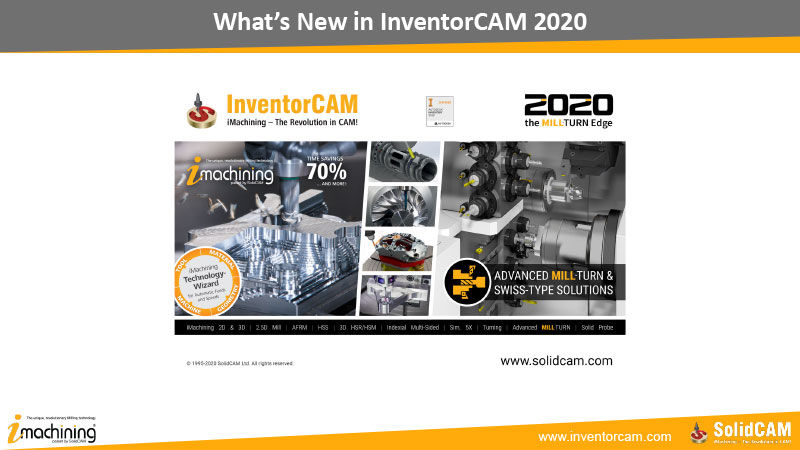 See the new functionality of InventorCAM 2020.