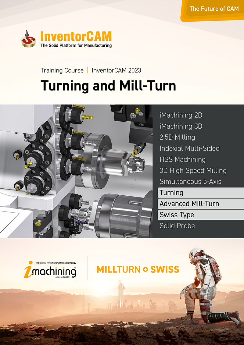 Turning and Mill-Turn Training Course with all related exercises and machine files.