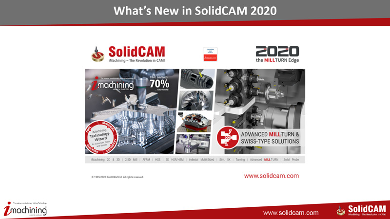 See the new functionality of SolidCAM 2020.