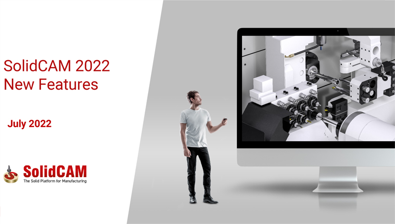 See the new functionality of SolidCAM 2022.