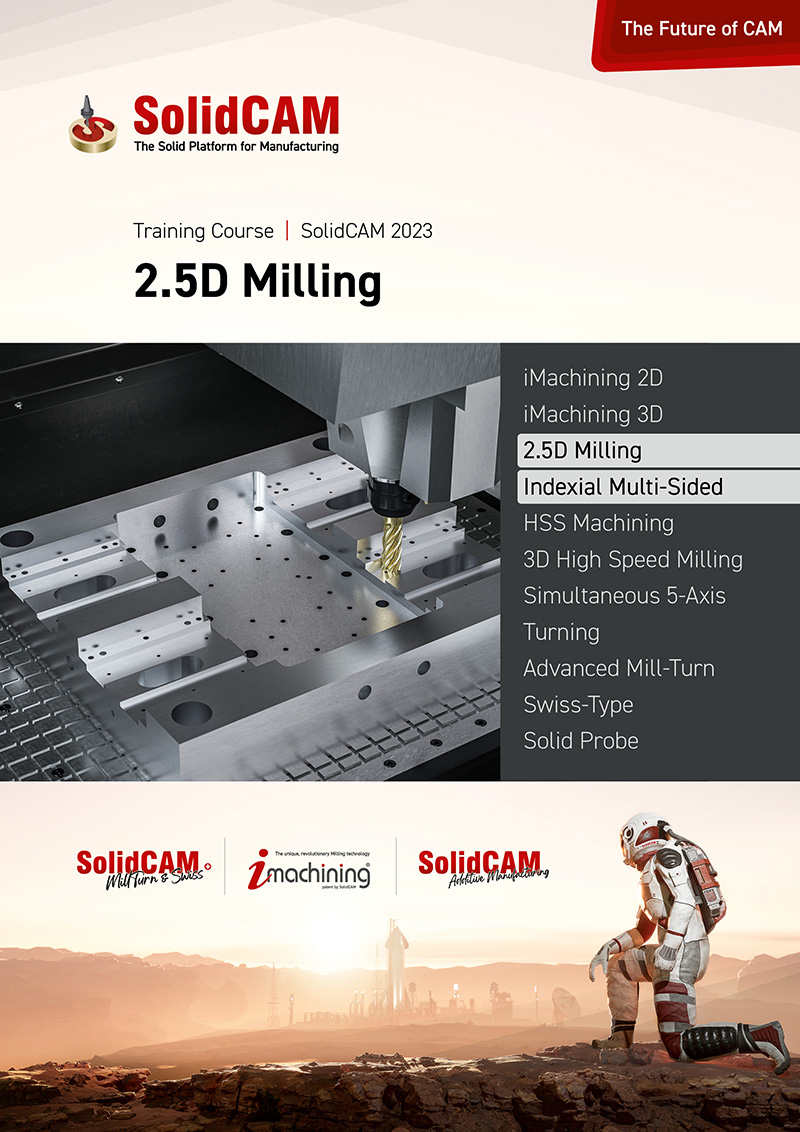 2.5D Milling Training Course and all related exercises.