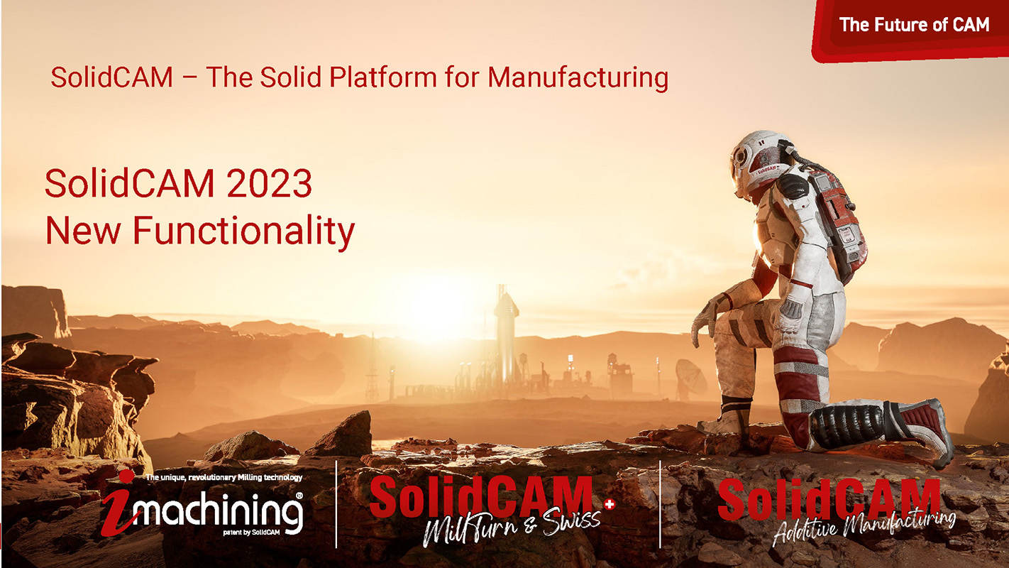 See the new functionality of SolidCAM 2023.