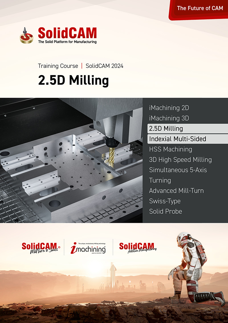 Comprehensive 2.5D Milling Training Course with relevant exercises